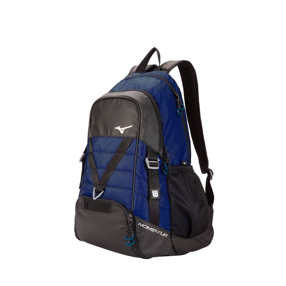 Mochila Mizuno Momentum Hombre Azul Marino Outlet UKNS-49652